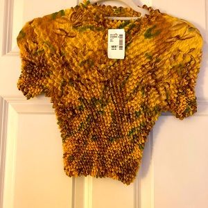 Pineapple Gold, stretchable XS-S-M NWT